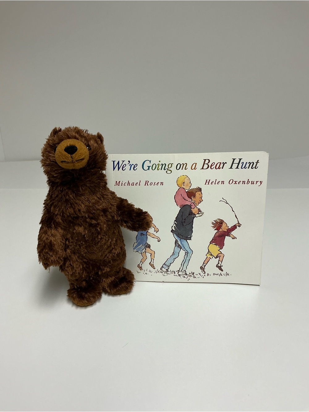We're Going on a Bear Hunt Paperback Book and Mini Plush Set Candlewick Press